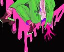 主にアイコンや簡単な漫画やデザインも作成ます 等身の高い筋肉質な男性のイラストが得意です。 イメージ1