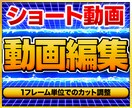 ショート動画を編集いたします 3000円で2動画を承ります。 イメージ1
