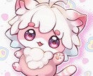 商用利用OK！デフォルメイラストを制作します SNSアイコン・動画配信・グッズ用に！ イメージ2
