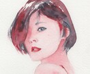 透明水彩で雰囲気のある似顔絵作成致します 透明水彩の特徴を活かした似顔絵で注目されること間違いなし! イメージ6