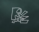 アルファベットロゴデザイン描きます 黒板にいたずら書きのような雑可愛いが癖になる イメージ1