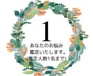 お悩み相談付き鑑定　あなたのお悩み事鑑定いたします 九星気学、四柱推命、方位学を用いてお悩み事を鑑定いたします。 イメージ1