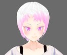 VRoid でオリジナル3Dモデルを作ります Vtuberやゲームなどで使える3Dモデルを格安で作ります イメージ2