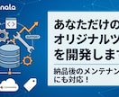 あなただけのオリジナルツールを開発します 納品後のメンテナンスにも対応！ イメージ1