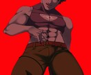 男性キャラ限定！特別価格でイラスト全般描きます 【7/31まで】オプション無制限！値段固定！ イメージ5