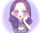 キラキラ可愛いアイコン描きます SNSで自分らしいアイコンを使いたい方にオススメ！ イメージ5