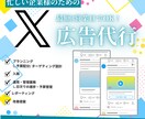 X広告運用業務を担当します 忙しい企業様、個人事業主様向けに広告を代行いたします。 イメージ1