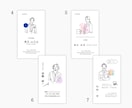 似顔絵×心理デザイン｜記憶に残る名刺作成します 印刷込！SNSアイコン対応◎0.1秒で記憶に残る心理設計◎ イメージ3