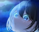 歌ってみた・MVの一枚絵、合唱立ち絵お描きします 透明感抜群！オリジナルイラストで魅力をプラス！ イメージ3