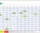 5つの労働時間関係の表をいっぺんに自動作成します 初出品の5枠限定価格。10000円を半額の5000円で！ イメージ4