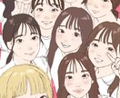 そっくりな似顔絵作成します FacebookやLINEなど、身内と繋がるSNSに！ イメージ2