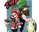 かっこよく個性的なタッチでイラスト作成致します 一枚絵、挿絵、動画、グッズなどで個性に差をつけたい方へ イメージ2