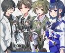 立ち絵作成します TRPG・創作・ゲームなど 使いやすい全身絵作成します イメージ4