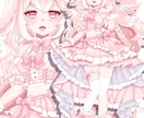 IRIAM立ち絵・TRPG立ち絵作成します 可愛くてキラキラしたイラストを目指します！ イメージ3