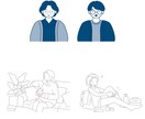 やさしく温かいイラストをお届けします やわらかな線と色で、日常に寄り添うイラストを。 イメージ3