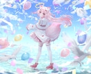 イラスト制作します パーツ分け対応｜グッズやサムネ、歌ってみたのMVなど イメージ2