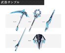 キャラデザから可！立ち絵、三面図、武器、制作します 厚塗りのファンタジー風のイラストを描きます。武器も描けます。 イメージ5