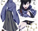 VTuber小説ゲーム等のキャラデザ立ち絵描きます 色気あるかっこいい、美しい、かわいい男子メイン！ イメージ8