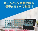 サイトの制作・保守すべて対応し売り上げに貢献します サイトの制作・保守すべて対応します イメージ1