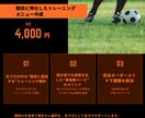 競技特化トレーニングを現役プロ契約選手が作ります プロで通用した“動ける身体作り”を完全オーダーメイドで提供。 イメージ1