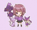 アイコンイラスト作成します かわいいアイコンお作りします！修正何度でもokです イメージ5