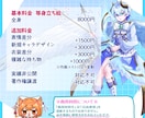 おためし！TRPGや配信に！等身立ち絵描きます あなたのキャラクターを鮮やかで綺麗に描き上げます！ イメージ2