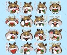 ケモノキャラのLINEスタンプ作ります あなたのケモノキャラクターの可愛いスタンプを作ります！ イメージ3