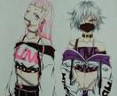 アナログイラストお描きます 細かい指定にも出来うる限り対応致します！ イメージ2