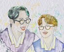 飾りたくなる似顔絵を制作します あなたの想いや思い出を心躍る絵にしませんか？ イメージ2