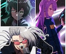 アニメ塗り中心に背景などイラスト作成できます 老若男女/商用利用OK 思い描く一枚をご一緒に描かせて下さい イメージ3