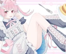 活動者向け!!イラスト制作承ります 可愛い・綺麗・透明感のあるイラストを制作します！ イメージ4