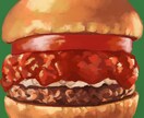 美味しそうな食べ物イラストを描きます リアルな厚塗り風イラストでメニューやアイコンが映えます！ イメージ1