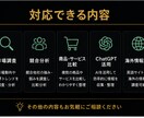 ChatGPTで調査・分析・情報整理を行いますます AIを活用し分かりやすく整理して納品します イメージ2