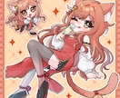 立ち絵、キービジュアルイラスト制作いたします キャラデザインからも可能！ポップで可愛いキャラクターイラスト イメージ9