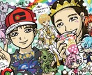 似顔絵お描きします 好きなキャラクターになりきろう！ イメージ2