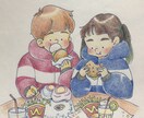 絵本のような優しいタッチのイラスト承ります 心のこもった手描きイラストで癒されませんか イメージ1