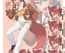 キャラクターイラスト描きます SNSのヘッダー、表紙、挿絵、立ち絵などに！ イメージ5