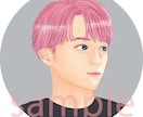 商用可◎お写真を元にほんわかお洒落似顔絵描きます SNSにおすすめ/綺麗め/服装・髪型・メイク等変更可 イメージ7