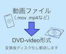 最安値!!★動画・ムービーをDVD化、郵送します MOV、MP4等→DVD-Video形式 イメージ1