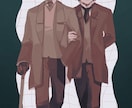 アイコン・サムネイル等のイラストを制作いたします 男性のイラストが得意です。ご要望に沿ったイラストを描きます。 イメージ5