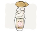 ゆるくておしゃれな食べ物イラスト描きます フルカラーが基本料金｜ゆるくざっくりとした線で イメージ4