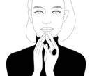 線画でイラストを作成します シンプルでおしゃれな雰囲気のイラストを作成します。 イメージ3