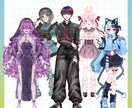 キャラデザからモデリングまで一貫して作成します キャラデザからモデリングまで、一気にご依頼可能です！ イメージ5