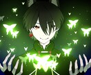 シンプルでかっこいいタッチのイラストを描きます アイコン・歌ってみたサムネイル用イラストなど制作いたします！ イメージ4