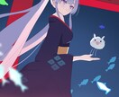 かわいいキャラクターイラストを制作します 女性キャラクターのイラストやアイコン制作を行います！！ イメージ1