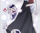 あなただけのVTuberプロフィール画像制作します 便利でお得なシルエット付！手描き小物モチーフも制作可能！ イメージ8