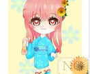 ゆるふわデフォルメ♡女の子イラスト丁寧に描きます ふんわり可愛いデフォルメ女の子をオーダーメイドで制作します！ イメージ4