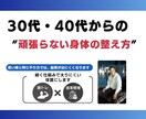 30代～40代の体を整える筋トレ・食事を指導します リバウンドしない大人のダイエット習慣を作る イメージ1