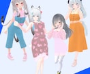 VRchat向けフルスクラッチ衣装製作します あなたのオリジナル衣装をblenderで作成します！ イメージ7