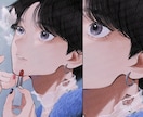 アンニュイで雰囲気のあるイラスト描きます ⭐︎アイコン, サムネイルetc. お気軽にご相談下さい！ イメージ8